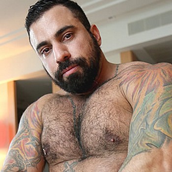 Gay pornstar hunk Ricky Ares