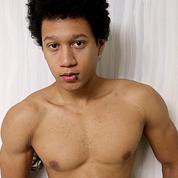Cute black nude model Jay Mercer